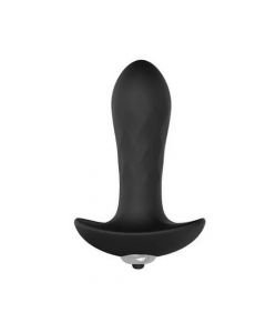 Diamond Textured Silicone Anal Vibrator |  Anal plug | single speed anal vibrator | anal vibrator with  diamond patterned shaft | Anal Toy | Anal Vibrator | Silicone Anal Vibrator