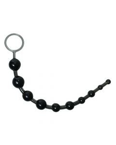 loving-joy-anal-love-beads-black | Loving Joy Anal Beads | Jelly anal beads | Anal beads | Prostate Stimulator | LuvHut