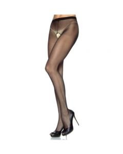 Leg Avenue Plus Size Crotchless Sheer Pantyhose