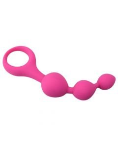 Loving Joy Triple Ripple Anal Beads-Pink | Anal beads | Anal Toy| Anal stimulation | Anal Stimulato | Anal massager | Anal plug | LuvHut